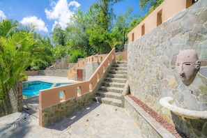 Jungle Palace Pool Staircase