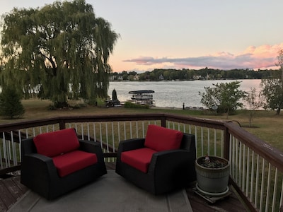 Beautiful Lake Bella Vista home with stunning lake views from every room.