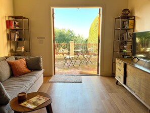 Living room view of patio...