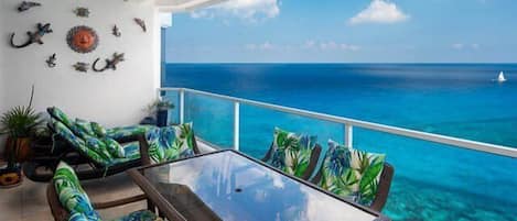 You will love the sea views on your private balcony!