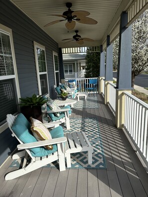 Hang out with your friends and family on the large front porch