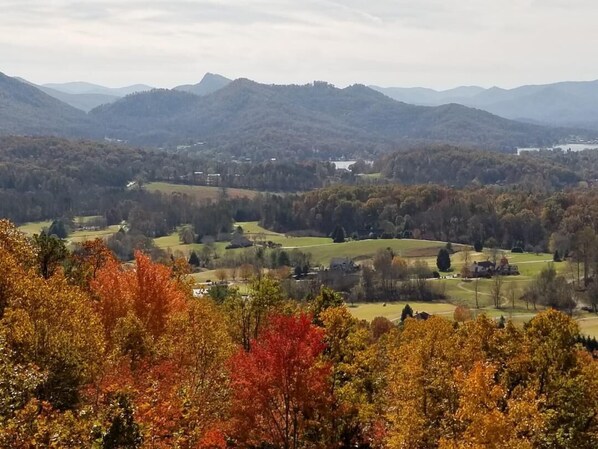 Back Porch Early Autumn View