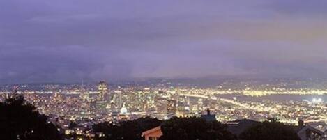 Night views from the home - Downtown and Bay Bridge