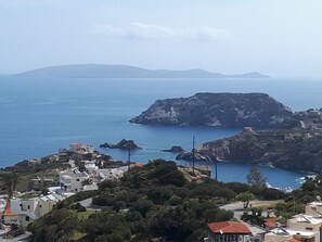 Vue sur la plage ou l’océan