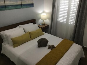 Our beds are equipped with the finest mattress, blackout curtains. 