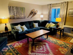 Closer living area view