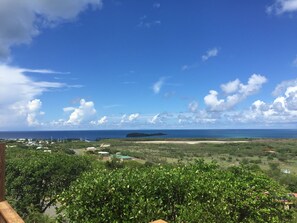 Vue depuis l’hébergement