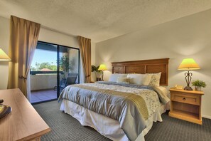 King Bed in 1st Bedroom