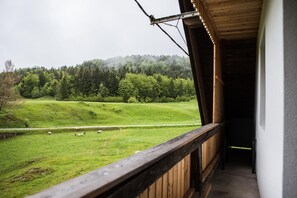 Blick vom Balkon