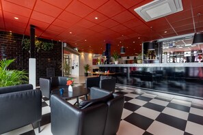 Sittområde i lobbyn