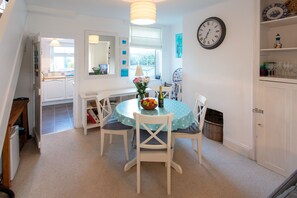 Dining area in open plan space