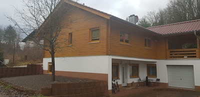 Ferienhaus Merlin mit 2 separaten Wohneinheiten im Pfälzerwald