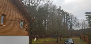 Direkter Weg vom Haus in den Pfälzer Wald