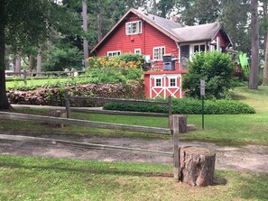 The main house sits apart from the rest of the resort