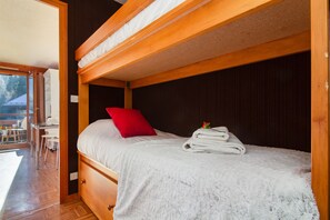 Bunk beds in corridor