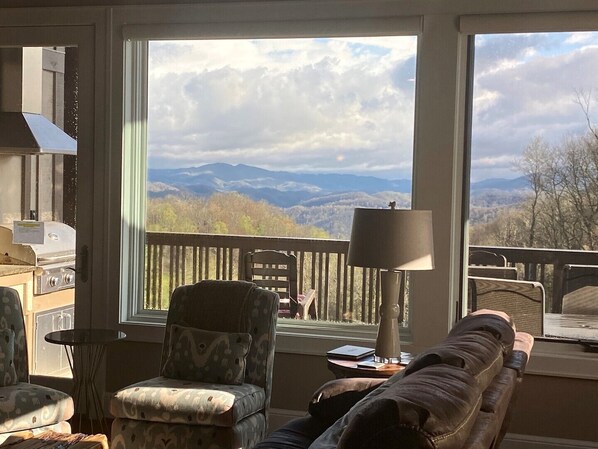 Mountain View from Living Room