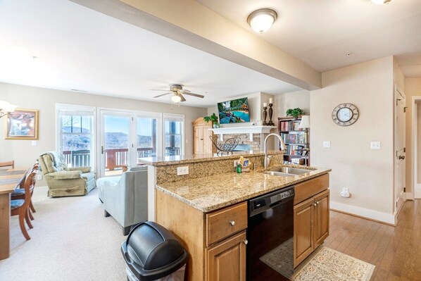 Kitchen--- Open Floor Plan, Mountain View 