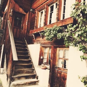 Stairways to the lower apartment