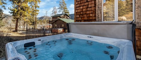 Private Hot Tub perfect for relaxing after long day of play