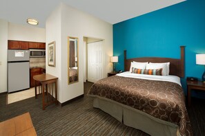 Drift to sleep in a comfortable bed after a wonderful day outside.