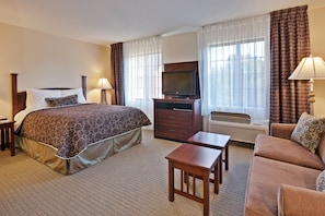 Drift to sleep in a comfortable bed after a wonderful day outside.