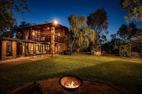 Backyard After Sunset