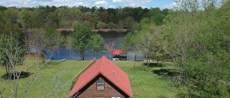 Lakefront Log Cabin