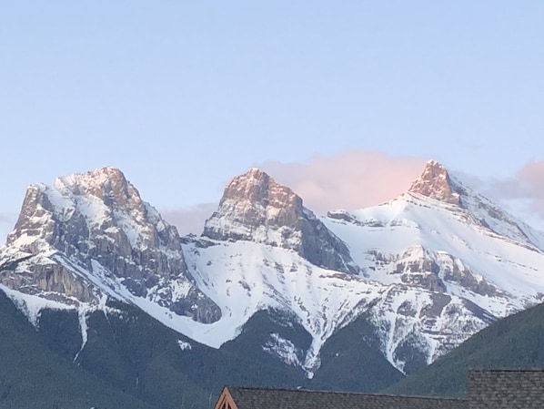 Amazing View of the 3 Sisters from the South-facing Balcony. 