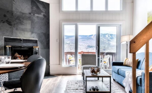 Please note that the wood-burning fireplace has recently been replaced with a gas fireplace.