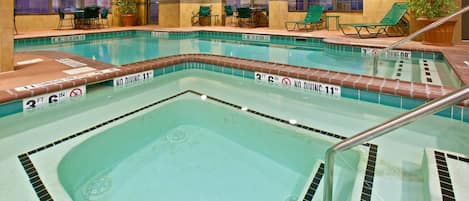 Enjoy the excellent on-site amenities including the indoor pool!