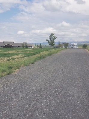 Entering our Estate after driving through the front gate.