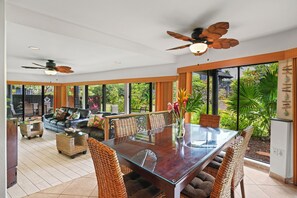 Dining & living room.