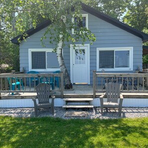 Front view from the lake 