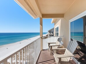 Private Balcony with Beautiful Gulf Views