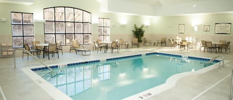 Enjoy the excellent on-site amenities including the indoor pool!