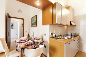 Kitchen and dining area