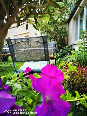 jardin, pour déjeuner