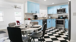 02_Whip up a delicious meal in the funky diner inspired kitchen!