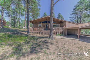 Front entry with carport on right