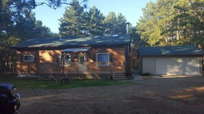 Front house and parking area 