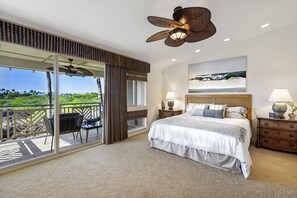 Primary bedroom with a King bed