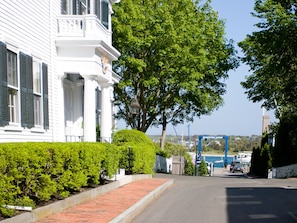 View down Morse to the harbor