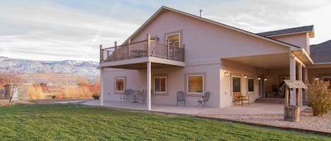 Back Yard and Patio area.