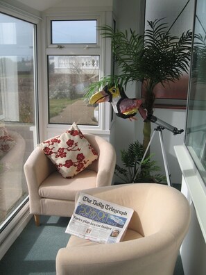 Sun rooms mean you can watch the sea within the warmth of the house