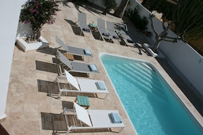 View of pool area from Sun terraces