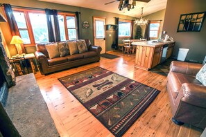 Looking Toward Kitchen and Dining Area