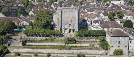 Vue d'ensemble coté jardins