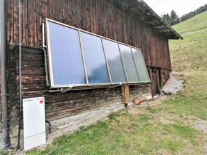 Pflanze, Fenster, Holz, Gebäude, Steigung, Gras, Baum, Hütte, Dach, Abstellgleis