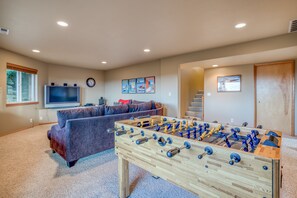 Media Room with Foosball Table