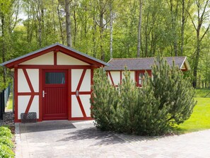 Bois, Porte, Cabanon, Chalet, Batiments Jardin, Jardin, Siding, Des Bois, Conception, Arrière-Cour